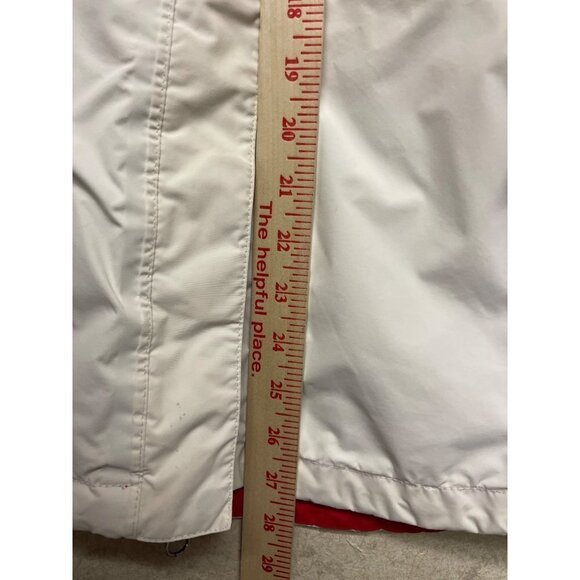 The North Face White Hyvent Hooded Outer Jacket Women's Size Large Pockets - Picture 7 of 10
